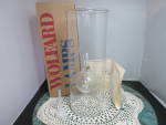 Click to view larger image of Vintage Wolford Oil Lamp in box blown glass 12 inches tall (Image1)