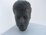 Click here to enlarge image and see more about item 211-20: John F Kennedy Head Statue Austin Productions 64