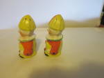 Click to view larger image of Vintage Clown salt and pepper shakers Made in Japan (Image3)