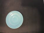 Click here to enlarge image and see more about item 340-20: Vintage Harlequin Turquoise Saucer Homer Laughlin
