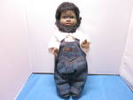 Click to view larger image of Dandol DVP African American Doll  Lee Denim Jean Bib Overalls (Image8)