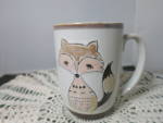 Click here to enlarge image and see more about item 366-23: Fox Ceramic Stoneware Mug By Spectrum Designz 16oz