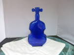 Click to view larger image of Vintage Cello or Violin Cobalt Blue Glass Bottle (Image3)