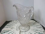 Click to view larger image of Indiana Juno Double Pinwheel EAPG Glass Pitcher (Image2)