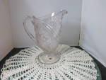 Click to view larger image of Indiana Juno Double Pinwheel EAPG Glass Pitcher (Image5)