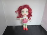 Click here to enlarge image and see more about item 550-16: Strawberry Shortcake Doll by Hasbro 1998 11 inch