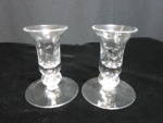 Click here to enlarge image and see more about item 582-17: Candlewick Style Bubble Candle Holder Sticks