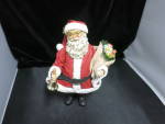 Click to view larger image of Clothtique Midwest Imports Santa with Bell and Toy Sak (Image2)