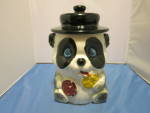 Panda Bear Cookie Jar made in Japan Rare Find