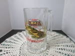 Click here to enlarge image and see more about item 776-23: Budweiser Frog Beer Mug Glass Stein Large Holds 24 fluid ounces