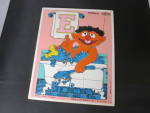 Ernie in Bath with Rubber Duckie. Playskool Sesame Street Puzzle