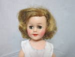 Click here to enlarge image and see more about item 909-17: Shirley Temple Ideal Doll 15 inch Not Original Clothing