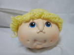 Click to view larger image of Vintage Doll Baby Blonde Head by Martha Nelson Thomas  (Image2)