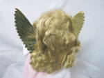 Click to view larger image of Buyers Choice Tree Topper Caroler Angel Gold Wings  (Image5)