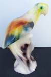 Click here to enlarge image and see more about item 933-16: Vintage Wax Parrot Candle large 13.5 inch height