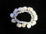 Click to view larger image of Vintage Shell Bracelet Stretch one size (Image2)