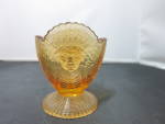 Click to view larger image of Indian Chief Toothpick Holder Amber EAPG (Image3)