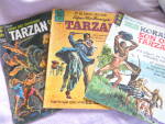 Tarzan Comics Set of 3 1961-67
