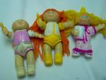 Click here to enlarge image and see more about item MB-CP304: Cabbage Patch Posable Doll Figurine Set of 3