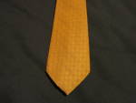 Click to view larger image of Vintage Golden Emblem Tie Necktie  Gold Shades (Image2)