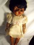 Click here to enlarge image and see more about item MB-FIF61: African American Sayco Doll 16 inch