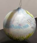 Click to view larger image of Hand Blown Hand Painted Portrait Bulb Japan unsigned (Image2)
