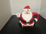 Click here to enlarge image and see more about item hsc-2: Santa Teapot made in China perfect Christmas Ho Ho Ho