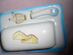 Click here to enlarge image and see more about item MB-K398: Cheese Dish Knife Set Maison International