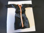 Barbie Doll Accessory Robe Coat Black with Neon Orange Tagged