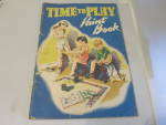Vintage Time to Play Paint Book Samuel Lowe Co.