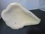Click to view larger image of Vintage Gonder Ceramic Art Pottery USA Vase H84 Cornucopia  (Image6)