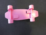 Click to view larger image of Vintage Barbie Doll California Pink Skateboard for Barbie Doll (Image4)