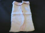 Vintage Doll Bunting Pink hand made blanket Cashmere