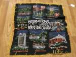 Click to view larger image of Vintage International Peace Garden Boissevain Canada Pillow Cover (Image2)