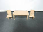 Doll House Kitchen Set Table and 2 chairs