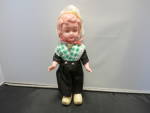 Click here to enlarge image and see more about item MB-hp40: Celluloid Hard Plastic Dutch Doll  Original 