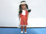 Click to view larger image of Vintage Indian Maiden Doll Sleep Eyes 6 inches (Image1)