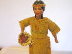 Click here to enlarge image and see more about item mbpr122: Avon Porcelain Indian doll Collectable 1991 Tasime 