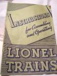 Click here to enlarge image and see more about item MB-TRN71: Lionel Train Instruction Booklet 1936