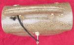 Click to view larger image of Faux Alligator Box Purse with Key (Image2)