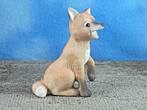Cute Bone China Sitting Fox