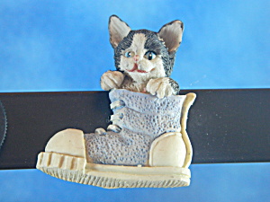 Cat In A Boot Magnet