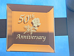 50th Annversary Glass Magnet