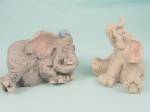 Click here to enlarge image and see more about item 00123: D&D Studios Frumps Elephant Pair, Al and Meg