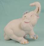 Click to view larger image of 1950s Japan Pink Bisque Elephant (Image1)