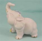 Click to view larger image of 1950s Japan Pink Bisque Elephant (Image2)