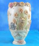Click to view larger image of Jardinia 'Spring Awakening' Kittens Vase (Image3)