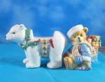Click to view larger image of Cherished Teddies Teddy on Polar Bear Shaker Set (Image2)