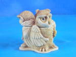 Click to view larger image of Harmony Kingdom Treasure Jests Wise Guys Owls  (Image3)