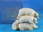 Click here to enlarge image and see more about item 01609: Surprise it's a Box Pig Pile 